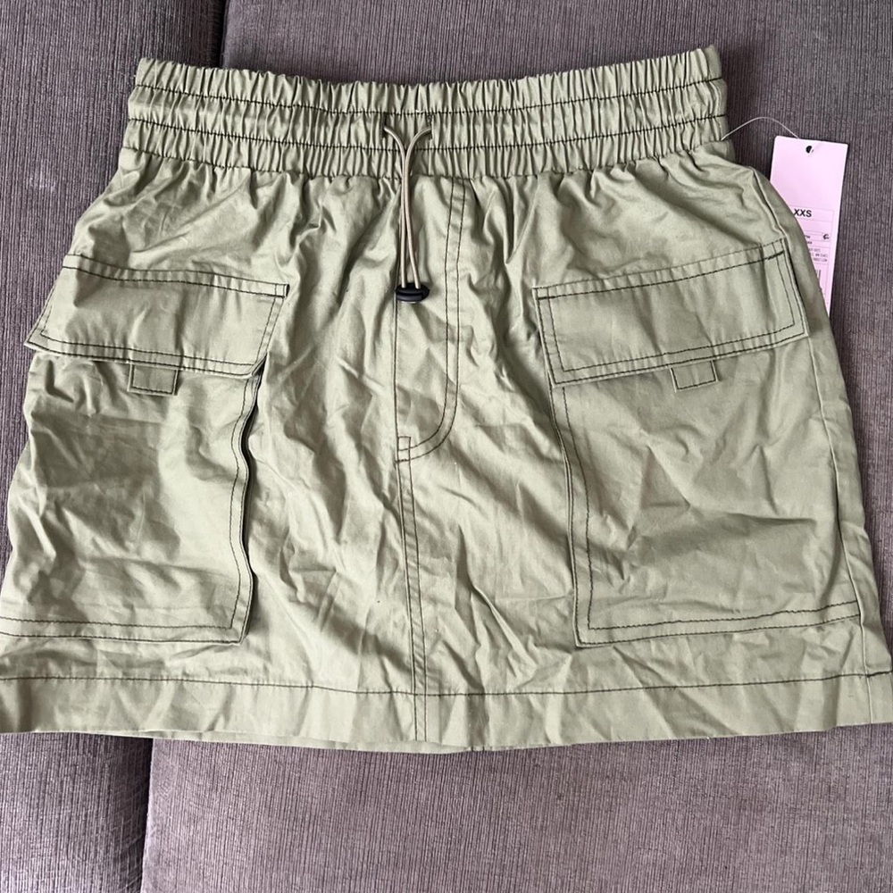 Wild Fable Olive Mini Skirt
